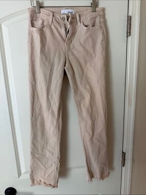 Vervet cream Straight-Leg Jeans
